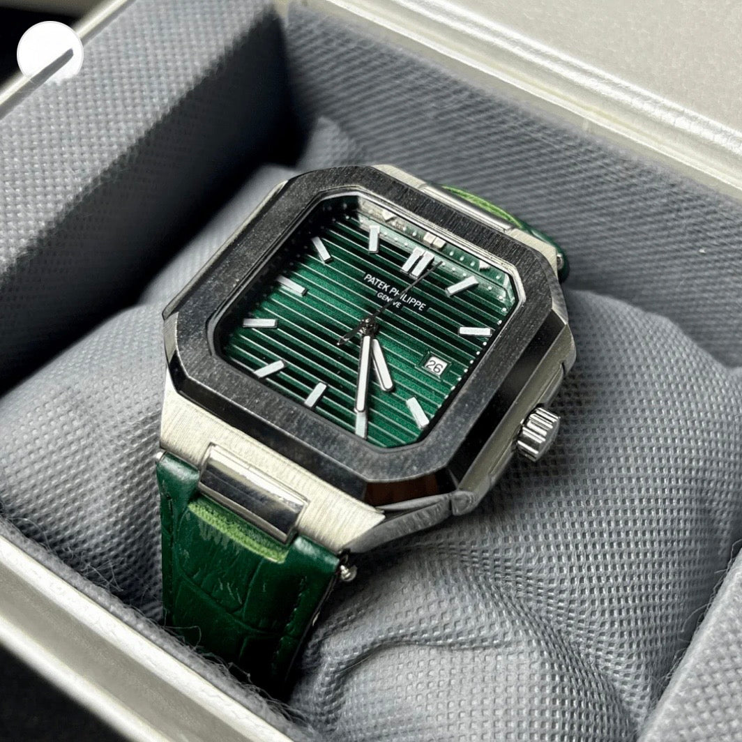 Patek philippe Cubitus - Smooth Movement - Leather Strap