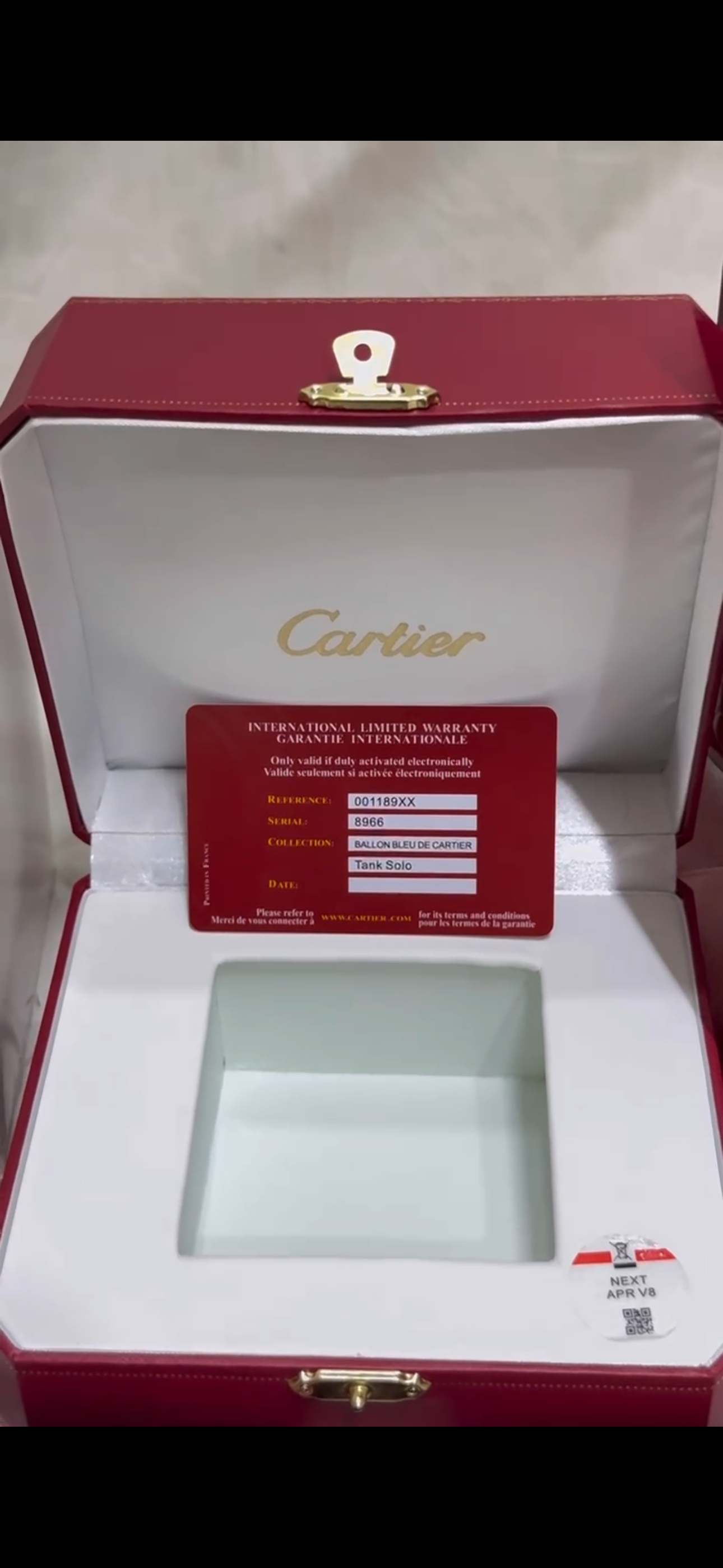 Cartier Tank Solo (Black) Clone'