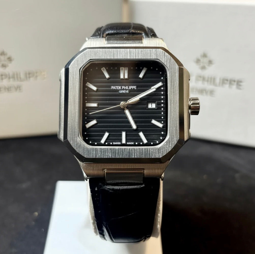Patek philippe Cubitus - Smooth Movement - Leather Strap