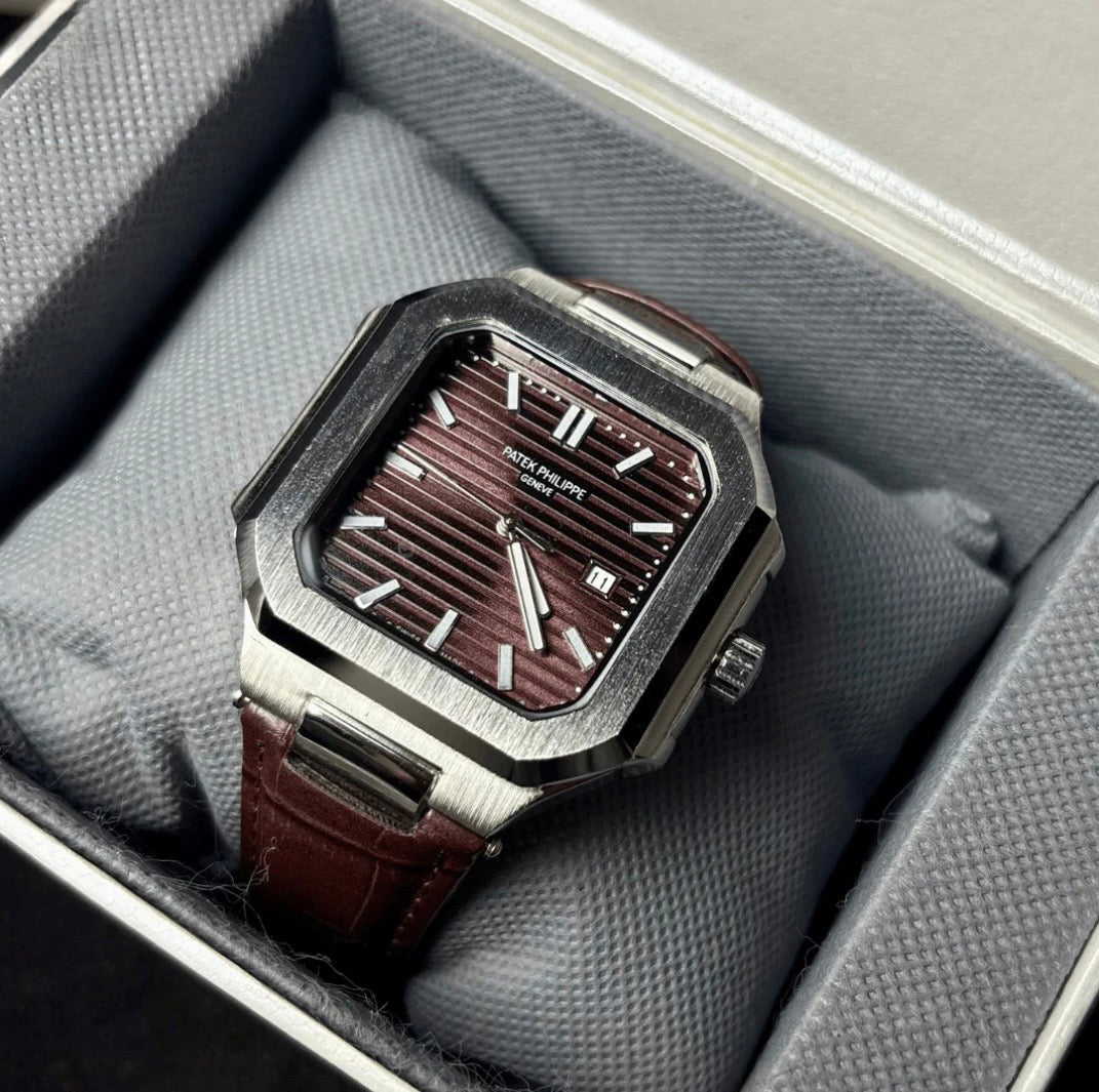 Patek philippe Cubitus - Smooth Movement - Leather Strap