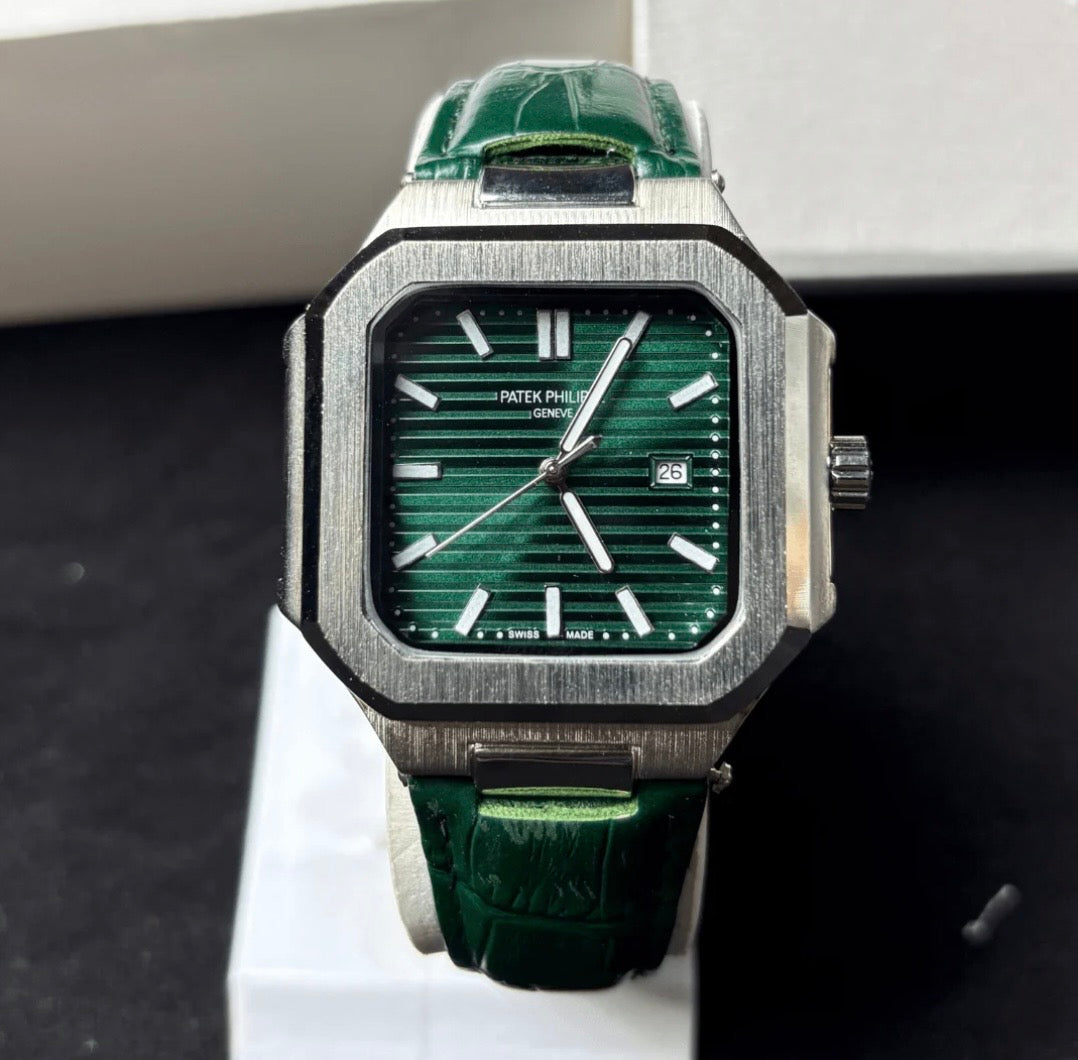 Patek philippe Cubitus - Smooth Movement - Leather Strap