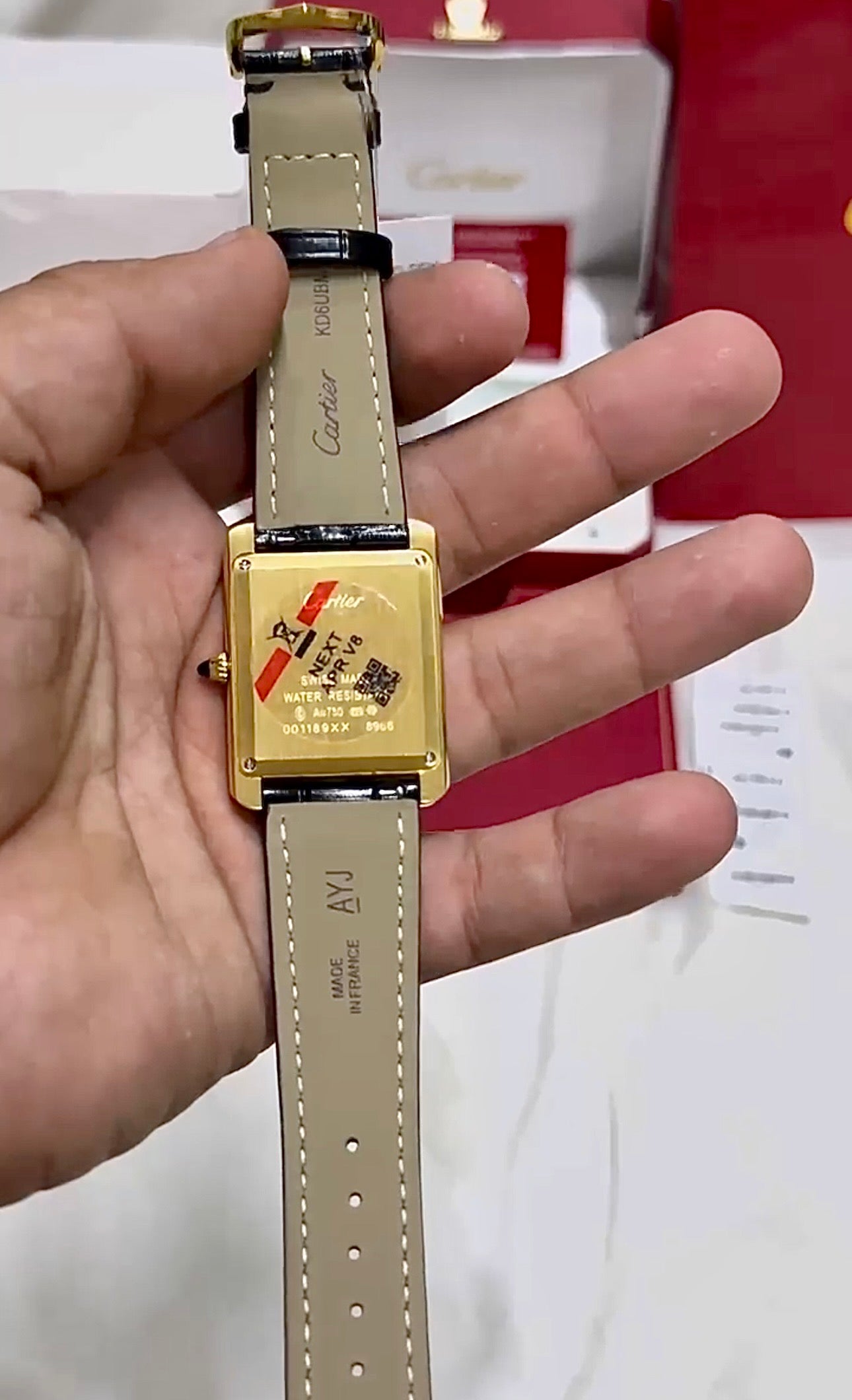 Cartier Tank Solo (Black) Clone'