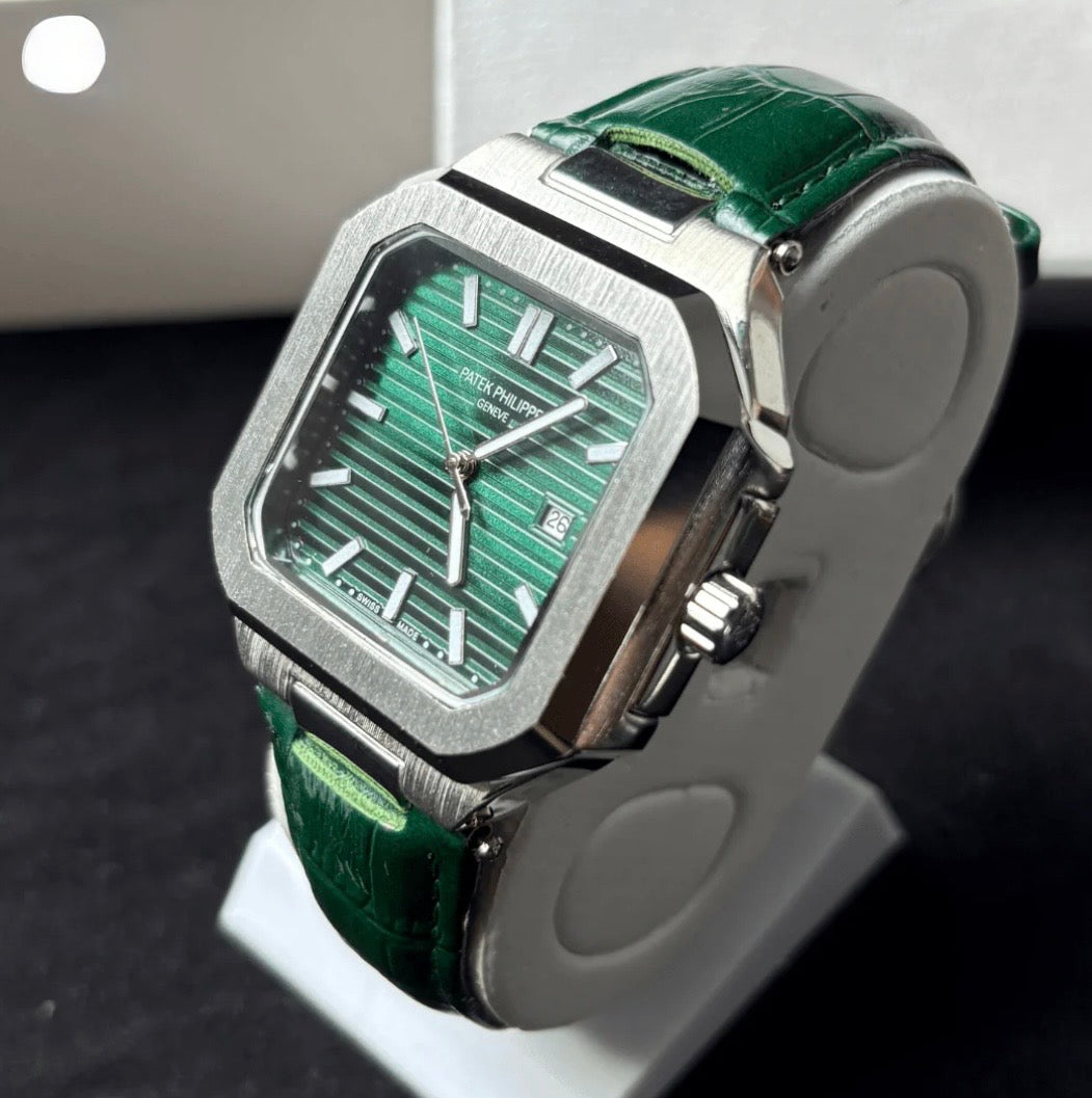 Patek philippe Cubitus - Smooth Movement - Leather Strap