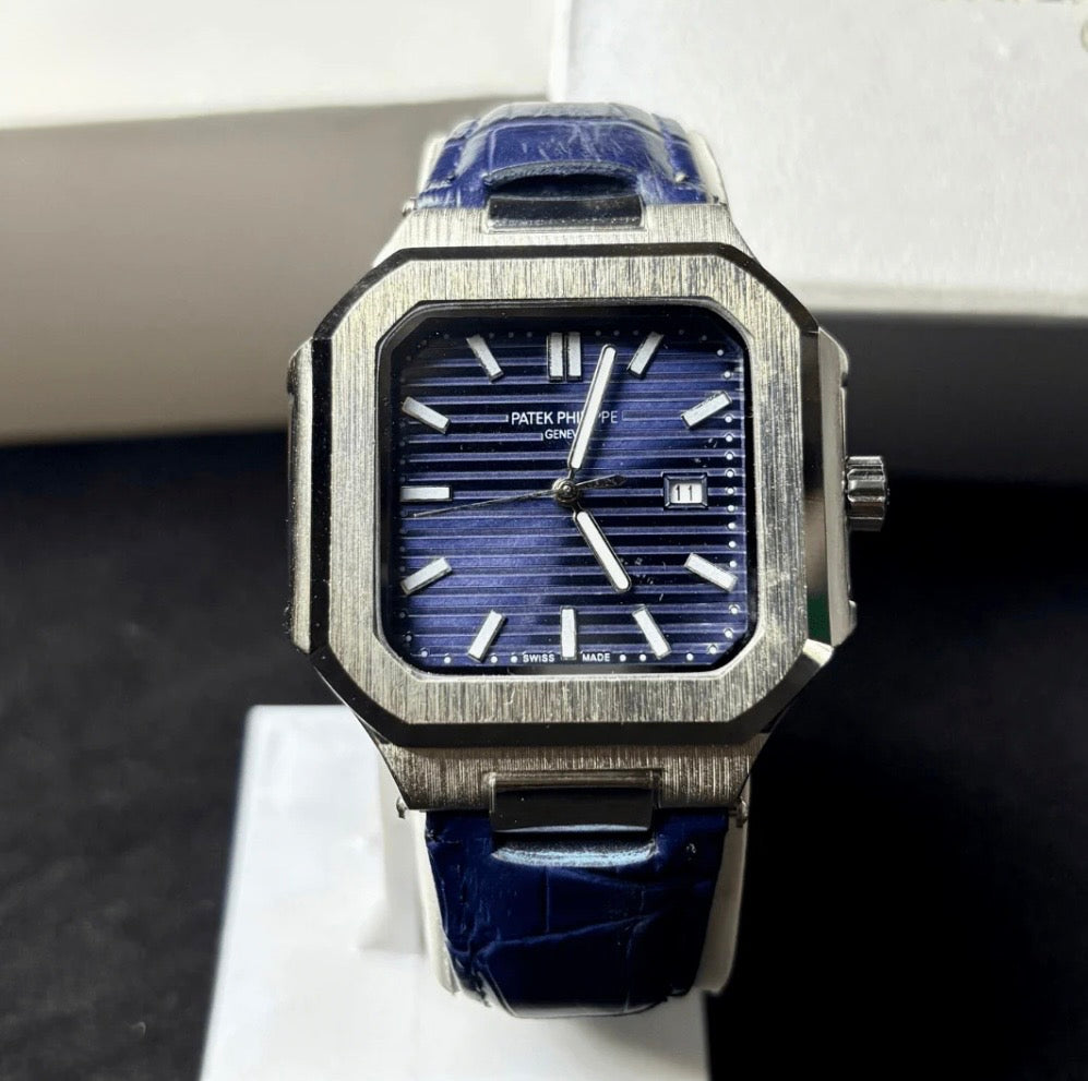 Patek philippe Cubitus - Smooth Movement - Leather Strap