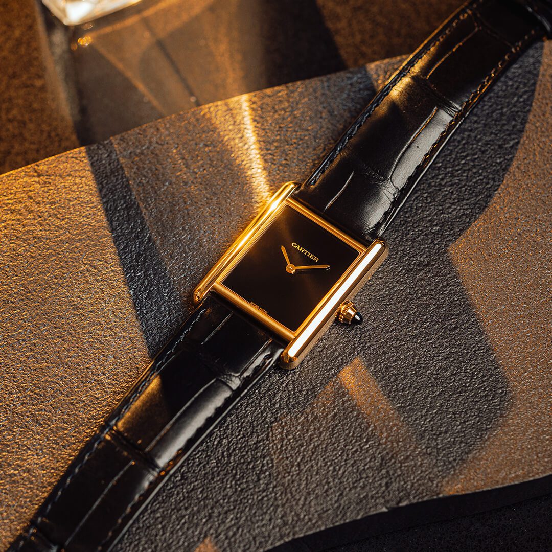 Cartier Tank Solo (Black) Clone'