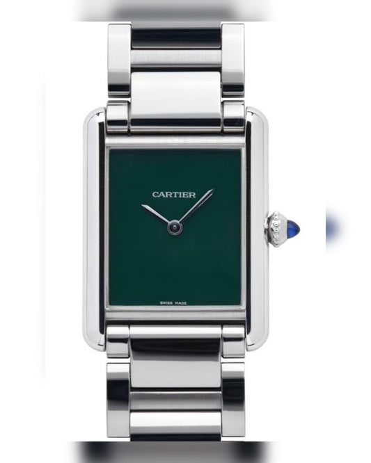 Cartier Tank Must(Green lacquered dial) Clone'