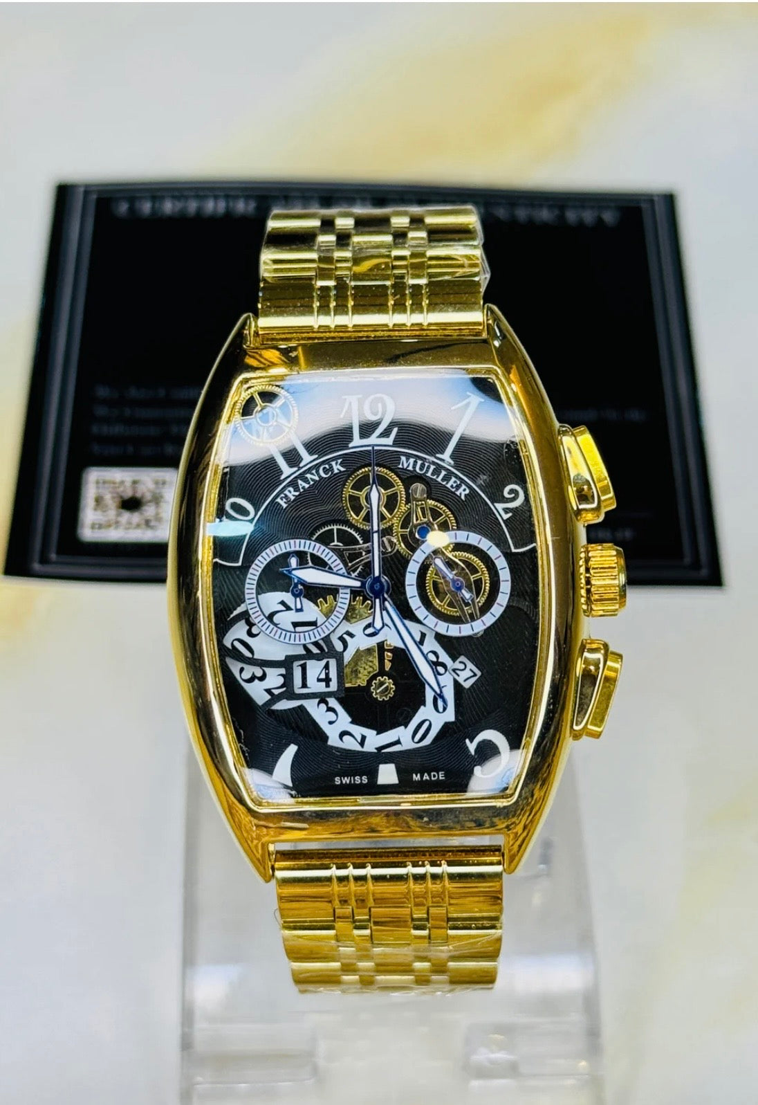 Frank Muller 8083 CC GD FO Chronograph' (Gold) Master AAA. Copy
