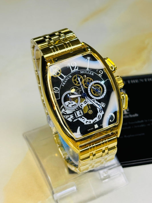 Frank Muller 8083 CC GD FO Chronograph' (Gold) Master AAA. Copy